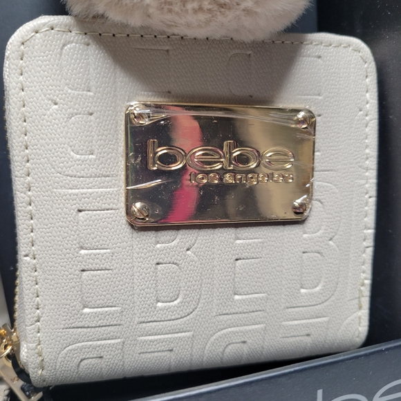 NWT BEBE Stone Alexandra Logo Mini Satchel - Picture 5 of 6